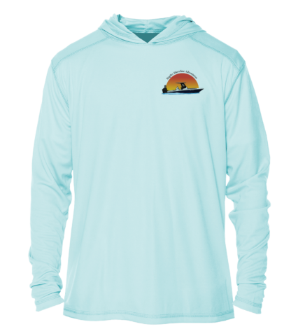 Naples Shoreline Adventures - Shoreline Logo - UPF 50+ Hoodie - Image 2