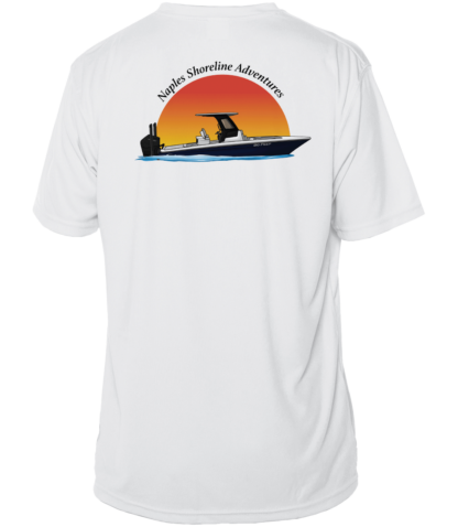Naples Shoreline Adventures - Shoreline Logo - UPF 50+ Short Sleeve